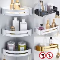 ( Promotion+++) คุ้มที่สุด Shower Shelf Rustproof Shower Caddy Self Adhesive with Glue or Wall Mount with Screws Stylish (รุ่น R1201) ราคาดี ก็ อก น้ำ ก็ อก น้ำ อัตโนมัติ ก็ อก อ่าง ล้าง จาน ก็ อก น้ำ อ่าง ล้าง จาน