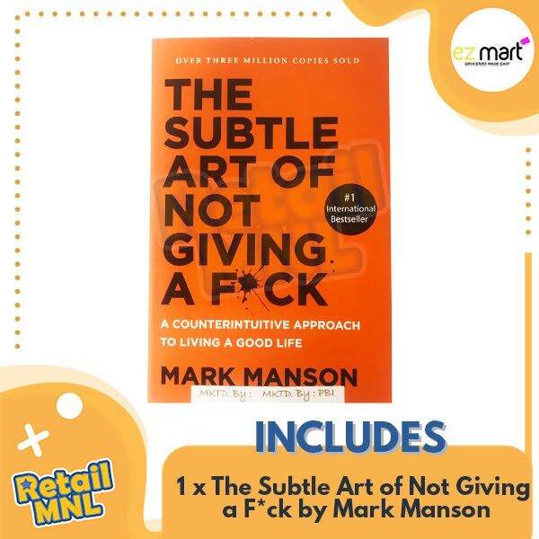 Retailmnl The Subtle Art Of Not Giving A F Ck By Mark Manson Authentic