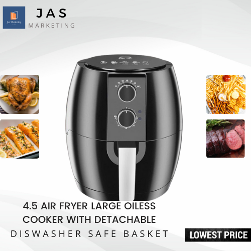 1700W /110V Electric Hot Deep Fryer Audew 2019 Air Fryer Oven with 12.7Qt Large Capacity 7-in-1 Multi-Use Digital Air Fryer Oilless Air Fryer Cooker with Recipe Book 