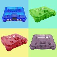 เกมคอนโซลกล่องป้องกันอุปกรณ์เล่นเกมกรณีโปร่งแสงสำหรับ Nintendo 64 N64ป้องกันเชลล์เปลี่ยน