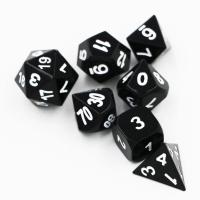 【LZ】 Polyhedral Dice Board Game Set RPG DND D4 D6 D8 D10 D12 D20 Magic The Gathering para MTG 7 lados Die Novo 7pcs por conjunto