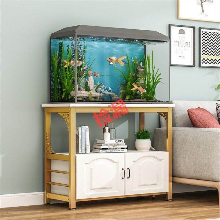 European Fish Tank Rack Base Cabinet Metal Bottom Rack Small Fish Tank ...