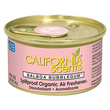 California Scents Spillproof Organic Canister Air Fresheners Coronado  Cherry, 4 Count