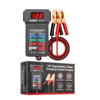 ZZOOI Motorcycle-Car Digital Battery Tester Charger-Analyzer 12V Voltage Battery Test Car Battery Tester Charging-Scanner Tool