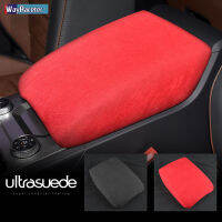 Ultrasuede Top Suede Wrap รถเก็บ Armrest กล่องแผงสำหรับ VW Volkswagen Touareg 3 CR 2019 2020 2021 2022 2023