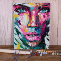 Abstract Woman Painting By Numbers Kit Oil Paints 40*50 Canvas Pictures Handmade Crafts For Adults Handicraft Art