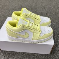 2023Original J1 Low Cut Basketball Shoes For Men Women Casual Sneakers "YellowWhite"