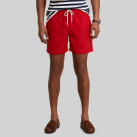 Polo Ralph Lauren TRUNKS 5.75-Inch Traveler Classic Swim Trunk กางเกงว่ายน้ำ รุ่น MNPOSWM17620192 สี 600 RED