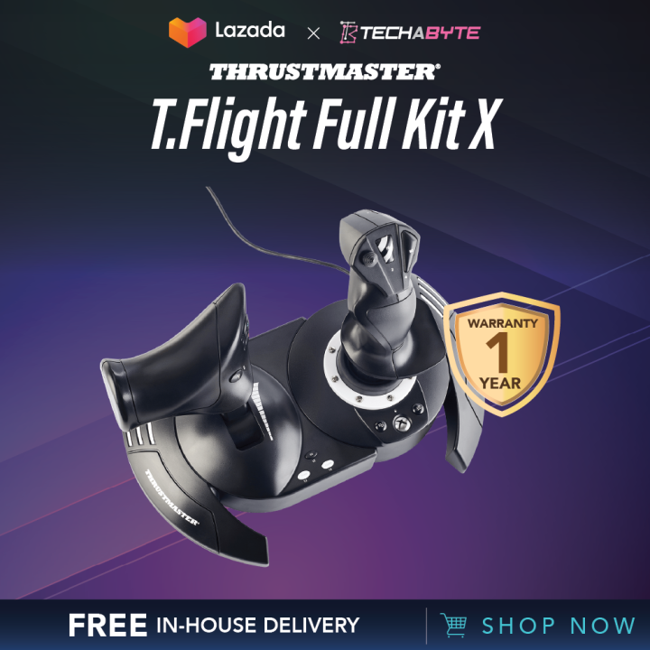 Thrustmaster T.Flight Full Kit X Joystick, Throttle and Rudder Pedals