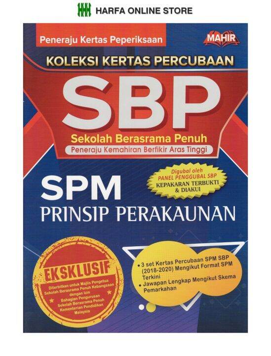 Koleksi Kertas Percubaan Sekolah Berasrama Penuh (SBP) SPM Prinsip ...