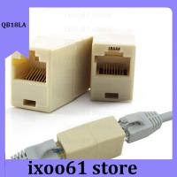 ixoo61 store Network Ethernet Coupler RJ45 Female Extender Cable LAN Connector Socket Dual Straight Head Lan Cable Joiner