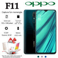 【พร้อมส่ง】OPPO F11 RAM 8GB+256G 6.5 นิ้ว หน้าจอ 4020 mAh แบตเตอรี่ การจดจำใบหน้า สมาร์ทโฟน