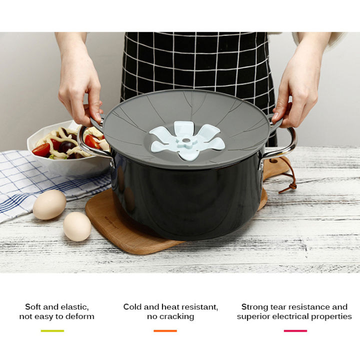 good-quality-weizheng1-ฝาซิลิโคนกันหกสำหรับหม้อกระทะเครื่องมืออุปกรณ์ทำครัวอุปกรณ์เครื่องครัวดอกไม้เครื่องใช้ในครัวบ้าน
