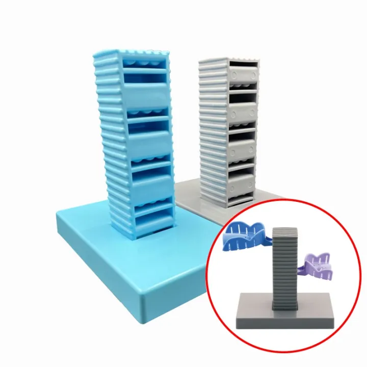 Dental Lab Dentist Impression Tray Plaster Holder Stand Dental Tray