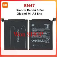 Xiao Mi ต้นฉบับ100% BN47 4000MAh แบตเตอรี่สำหรับ Xiaomi Mi A2 Lite/Xiaomi Redmi 6 Pro BN47โทรศัพท์แบตเตอรี่ทดแทน + เครื่องมือ...