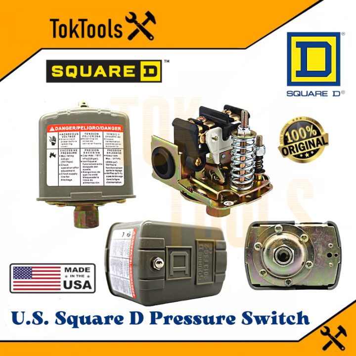 U.S Square D Pressure Switch Original Automatic Water Pump Jet Pump