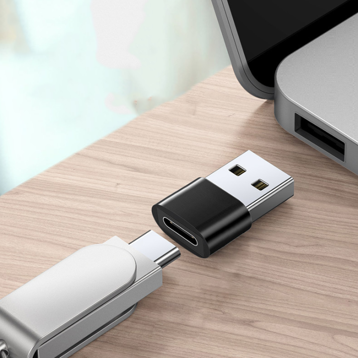 otg-อะแดปเตอร์แปลง-type-c-to-usb-adapter-usb-c-male-type-c-to-usb-adapter-2-0-a-female-data-ขนาดเล็กพกพาง่ายสะดวกสบาย