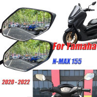 Cermin Conved Motosikal Membesarkan Meningkan Kattermin Spion มองกระจกด้านข้างวิสัยทัศน์สำหรับยามาฮ่า N-MAX NMAX 155 NMAX155 2020 - 2022