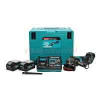 MAKITA / มากีต้า เครื่องเจียร์ไร้สาย 40 โวลต์ (ลูกหมูไร้สาย) มากีต้า (MAKITA) รุ่น GA011GM201 ขนาด 4 นิ้ว (100 มม.) มาพร้อมแบตเตอรี่และแท่นชาร์จ (M011-GA011GM201)