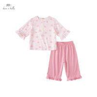 Dave Bella Girl S Loungewear Summer New Modal Pajamas For Middle And Older Children Boy S Underwear Sets DK2235332