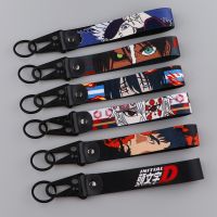 Cool Anime Attack on Titan Car Keychain Jujutsu Kaisen Keys Holder Berserk Keyring Men Gift Accessories Fashion Jewelry Original