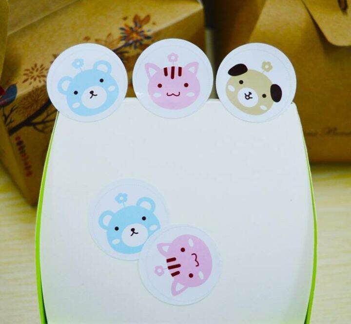 450pcslot-cute-animal-design-students-diy-decoration-seal-label-sticker-for-handmade-products-stationery-gift-sticker