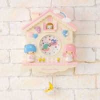 ส่งฟรี 100B ขึ้นไป!!! ขาย wall Clock นาฬิกา นาฬิกาเข็ม นาฬิาแขวนผนัง นาฬิกาแขวน สูง 11.5 นิ้ว little twin stars ลิตเติ้ลทวินสตาร์