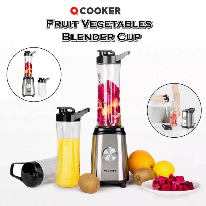 OCOOKER Fruit Vegetables blenders Cup Cooking Machine Portable Electric ...