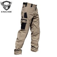 EAGLADE กางเกงสินค้าที่มีกลยุทธ์สำหรับผู้ชาย Jt-Pjk55 S-3XL สีดำ