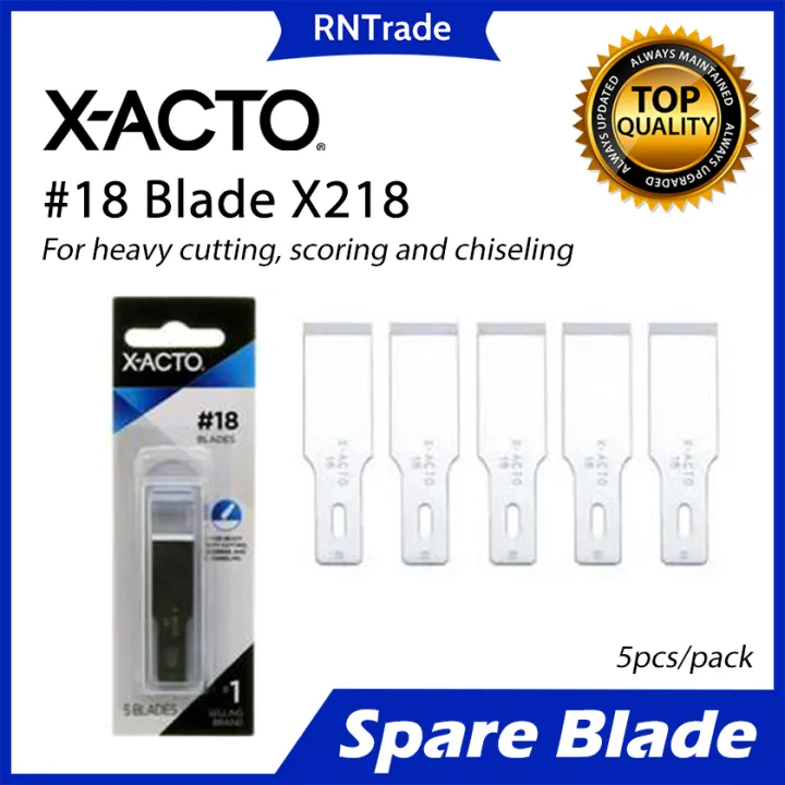 X-ACTO X ACTO XACTO #18 Spare Blade Heavy Weight Wood Chiseling Blade ...