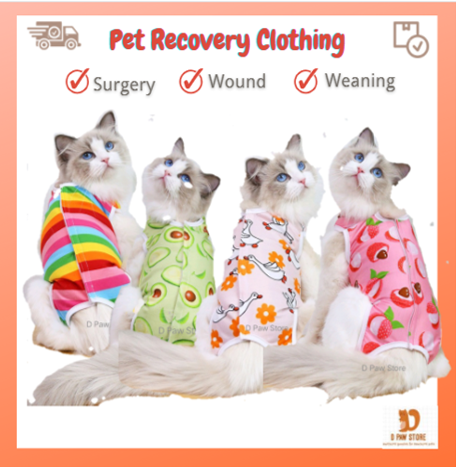 Baju Kucing Lepas Mandul Surgeri Luka | Lazada