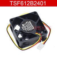 ต้นฉบับสำหรับ Matsua TSF612B2401 DC24V 135mA 60x60x25mm 3-Wire Server Cooler FANS