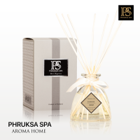 Phruksa Spa ก้านไม้หอมปรับอากาศ กลิ่น ดอกมะลิ (Reed Diffuser 120 ml. Jasmine) |ก้านไม้หอม |ก้านไม้หอมกระจายกลิ่น |น้ำหอมบ้าน แถมฟรี! ก้านไม้หวาย