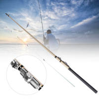 Telescopic Spinning Fishing Rod ตกปลาน้ำแข็งน้ำจืดไฟเบอร์กลาส Travel Rod พร้อมกระเป๋า Rod