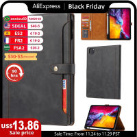 For Air 5 4 Case 10.9 Luxury Business Flip Leather Book Case With Card Slot Stand Cover For Pro 11 12.9 Mini 4 pours