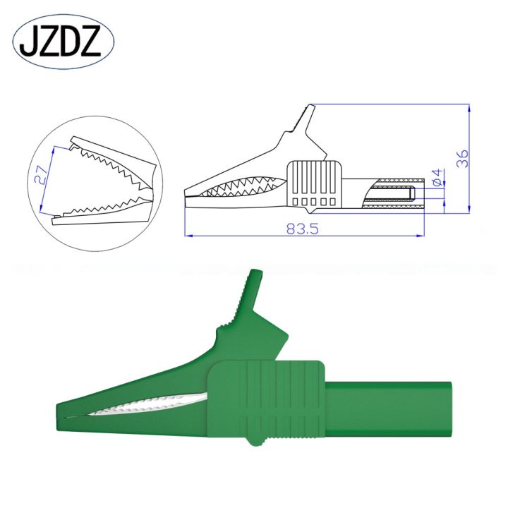 jzdz-2ชิ้น32a-โฟลเดอร์จระเข้จระเข้1000v-คลิปทดสอบความปลอดภัยสำหรับ-j-60039ปลั๊กกล้วยหุ้ม4มม