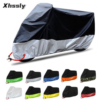Motorcycle covers bike cover Motorbike Waterproof UV Protector Rain Cover Tent For Honda Steed 400 Valkyrie 1500 Cbr 1100 Xx C90