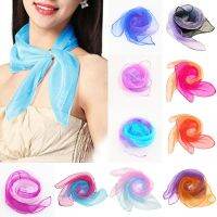 【CC】۩♛  New Organza Silk Scarf Neck Scarves Ladies Hair Female Neckerchief Shawl Accessory