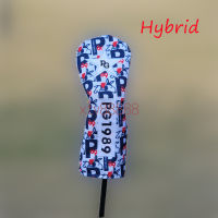 PG 1989 Pearly Gates Golf Club Driver Fairway Woods Hybrid Putter And Mallet Putter (ปิดด้วยแม่เหล็ก) สำหรับ Golf Club Head Protection Cover