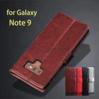 เคส N960U กระเป๋าสตางค์หรูหรา Note9กรณีสำหรับกาแล็คซี่โน้ต9 N960F แบบฝาพับปกหนังกระเป๋าเก็บบัตรซองเคสตุ้งติ้งโทรศัพท์