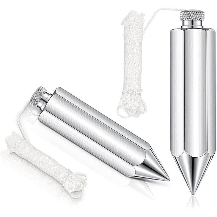 JFBL Hot Plumb Bob พร้อม String Hexagon Steel Plumb Line 8 Oz Plumb Bob