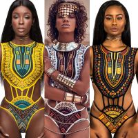 ♛ Womens African Print Swimwear African Print Bathing Suits - Sexy Women Floral - Aliexpress