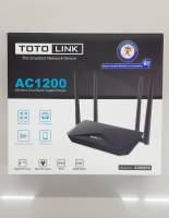 เร้าเตอร์A3002RU TOTO LINK The Smartest Network Device AC1200 Wireless Dual Band Gigabit Router 300Mbps 2.4GHz Band 867Mbps 5GHz Band สัญญานดี ใช้งานง่าย