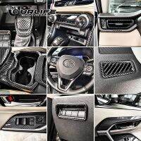 【YF】 For Toyota RAV4 XA50 2021 2022 2023 Modified Special Carbon Fiber Texture Interior Center Control Gear Decoration Accessories