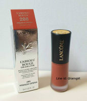 LANCOME LABSOLU ROUGE DRAMA INK ลิควิดลิปสติกใหม่ จากลังโคม 6ml. #เบอร์ 288 เป็นส้มอมน้ำตาลนิดๆ ตุ่นๆ ใช้ได้ทุกสีผิว