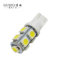 【cw】 Car LED Lamp T10 5050 9SMD The Side Lamp Reading Light License Plate Light LED Bulb Highlight W5W ！