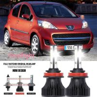 หลอดไฟหน้ารถยนต์ LED LAI 40w 6000k สีขาว สําหรับ Peugeot 107 2005-2023