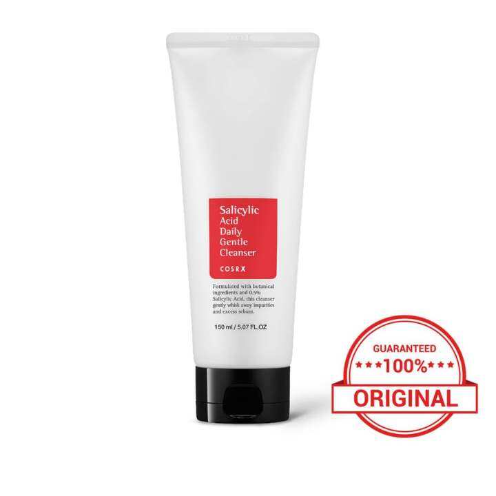 Cosrx Salicylic Acid Daily Gentle Cleanser 150ml Cosrx Low pH Good Morning Cleanser 150 ml