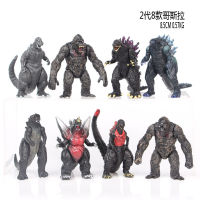 10 รุ่นของ Godzilla Ultraman รุ่นที่ 3 ต่อสู้กับสัตว์ประหลาดตัวน้อยอุรังอุตังเครื่องประดับรถของเล่นเด็กของขวัญวันเกิด