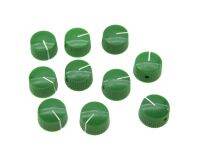 KR- 10pcs Green Vintage Style Barrel Guitar AMP Knob Amplifier Knobs